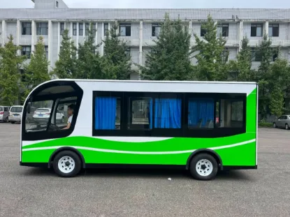Picture of Low Consumption Beautiful Stable Electric Bus 17 Seater Safe Breathable No Odor Tidy